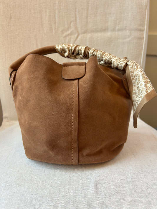 Mini Suede Bucket Bag