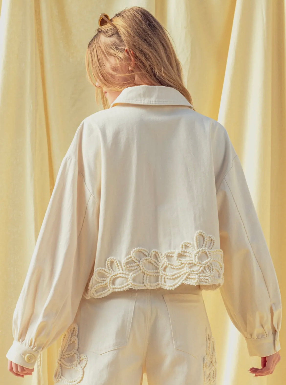 Floral Embellishment
Detail Jacket