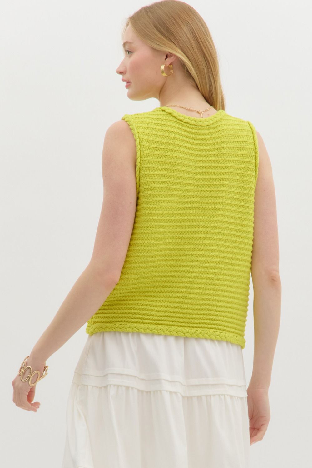 Sweater knit vest