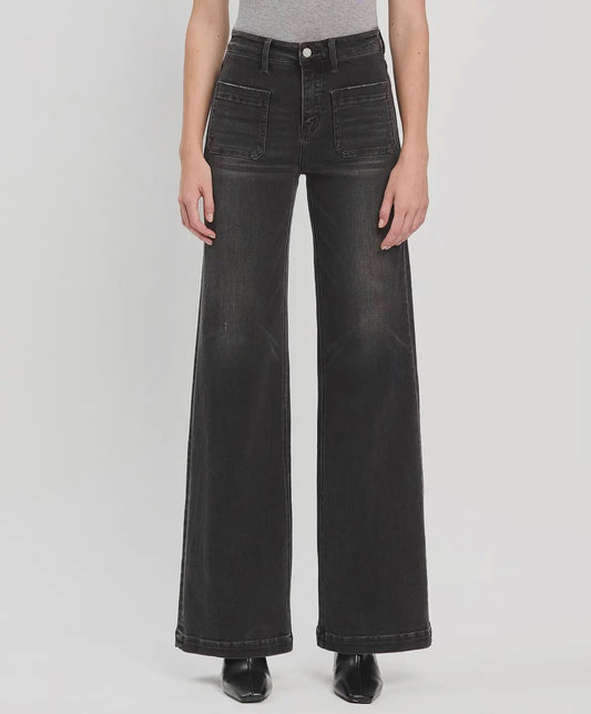High Rise Wide Trouser Jeans