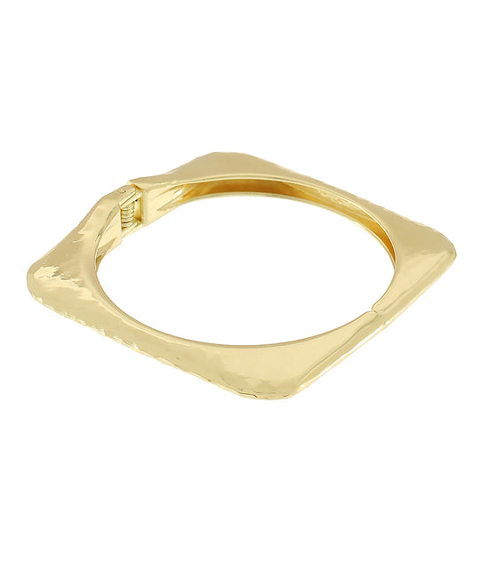Textured Square Bangle Bracelet