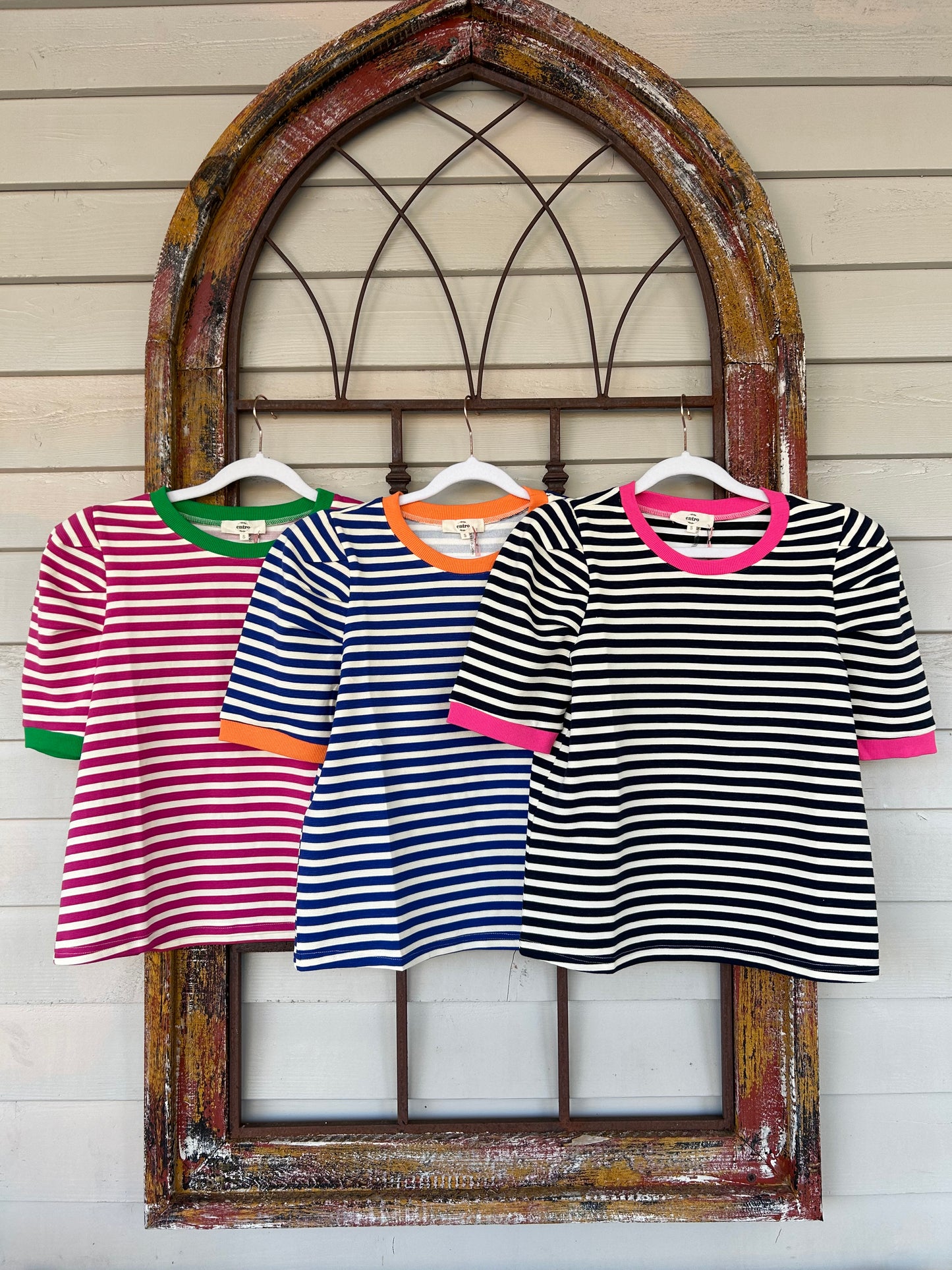 Striped Colorblock Top