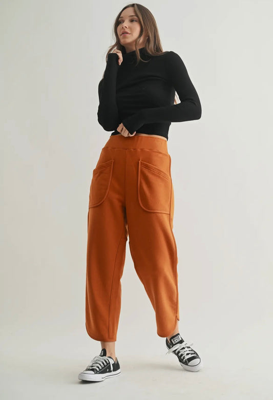 Micro Ribbed Long Sleeve Turtleneck