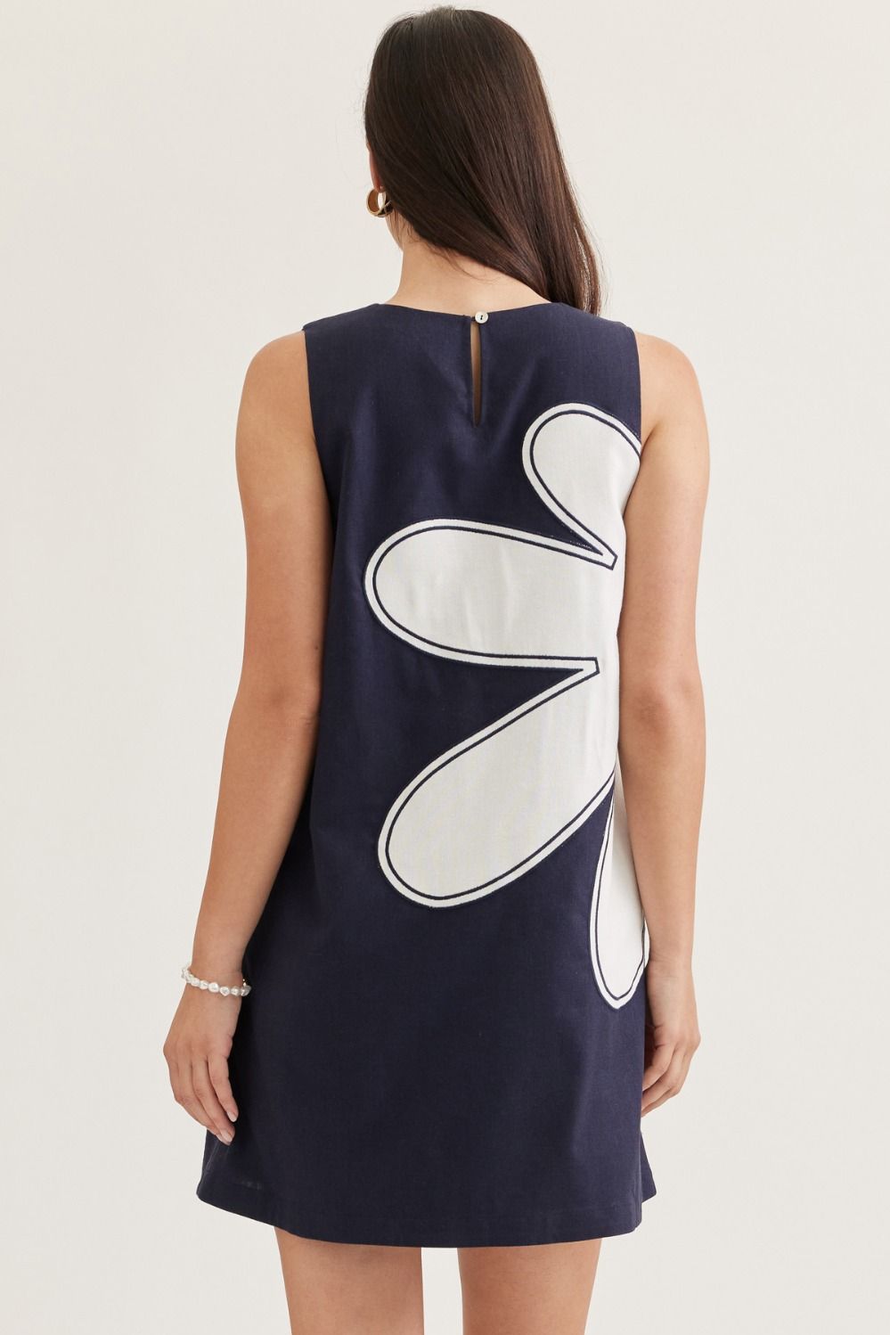 Floral Appliqué Dress (Two Colors!)