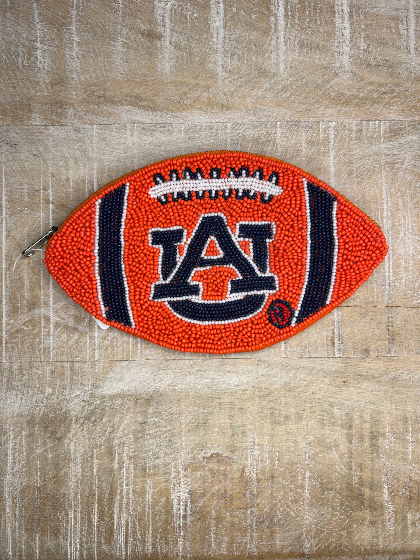 Auburn licensed gameday coin purse with zipper 