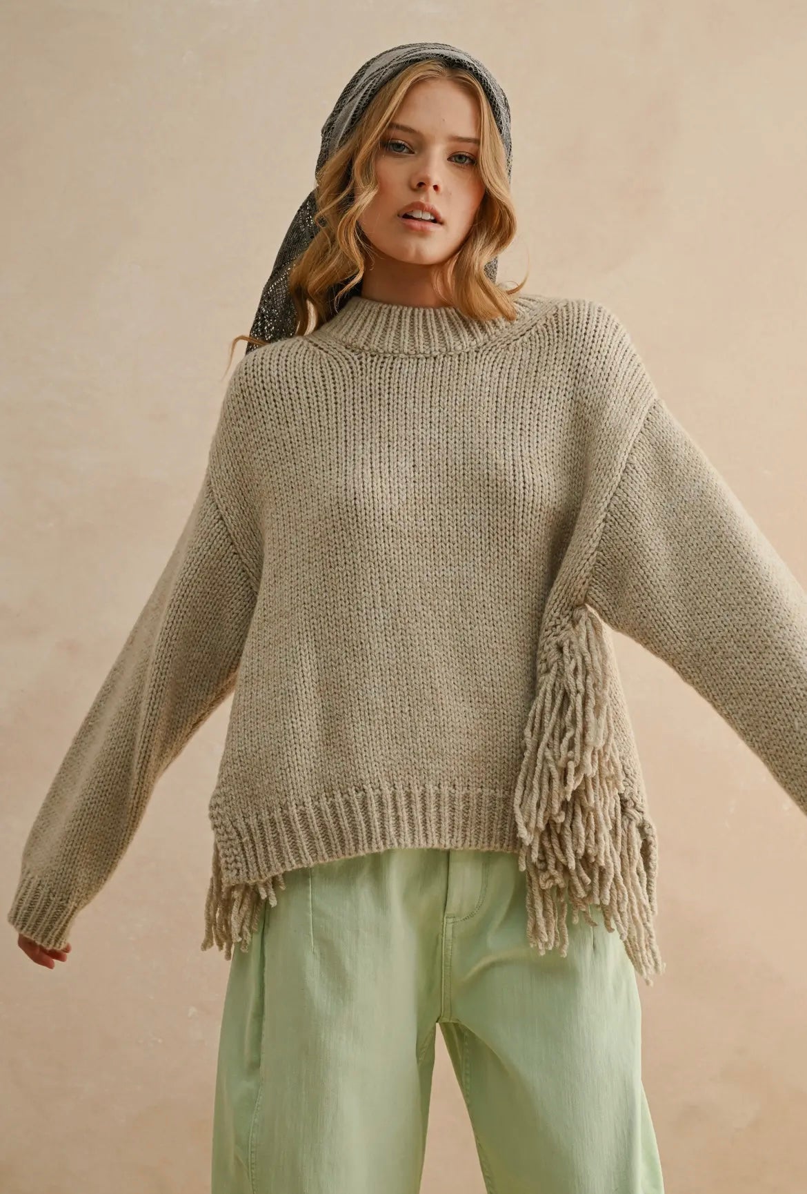 Fringe On the Side
Sweater