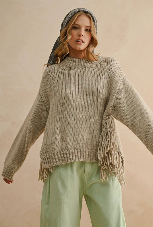 Fringe On the Side
Sweater