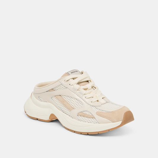Swayzy Sneakers Ivory Multi Suede