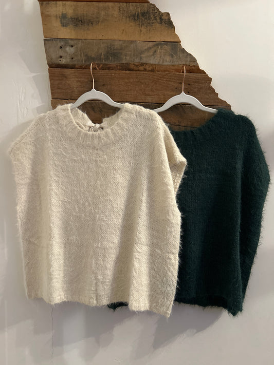 Mohair sweater vest