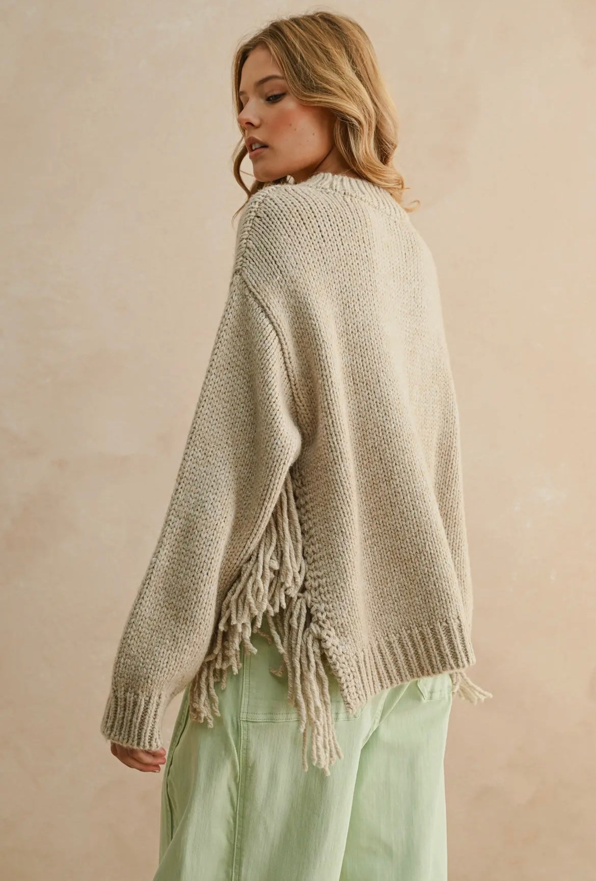Fringe On the Side
Sweater