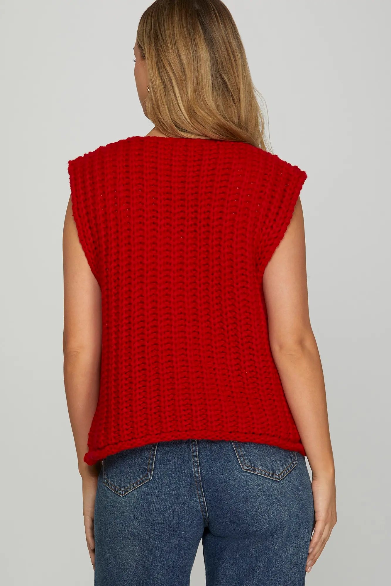 Chunky sweater vest