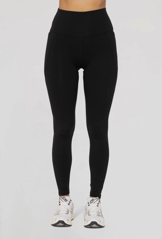 Tapered Band Essential Solid Highwaist Leggings