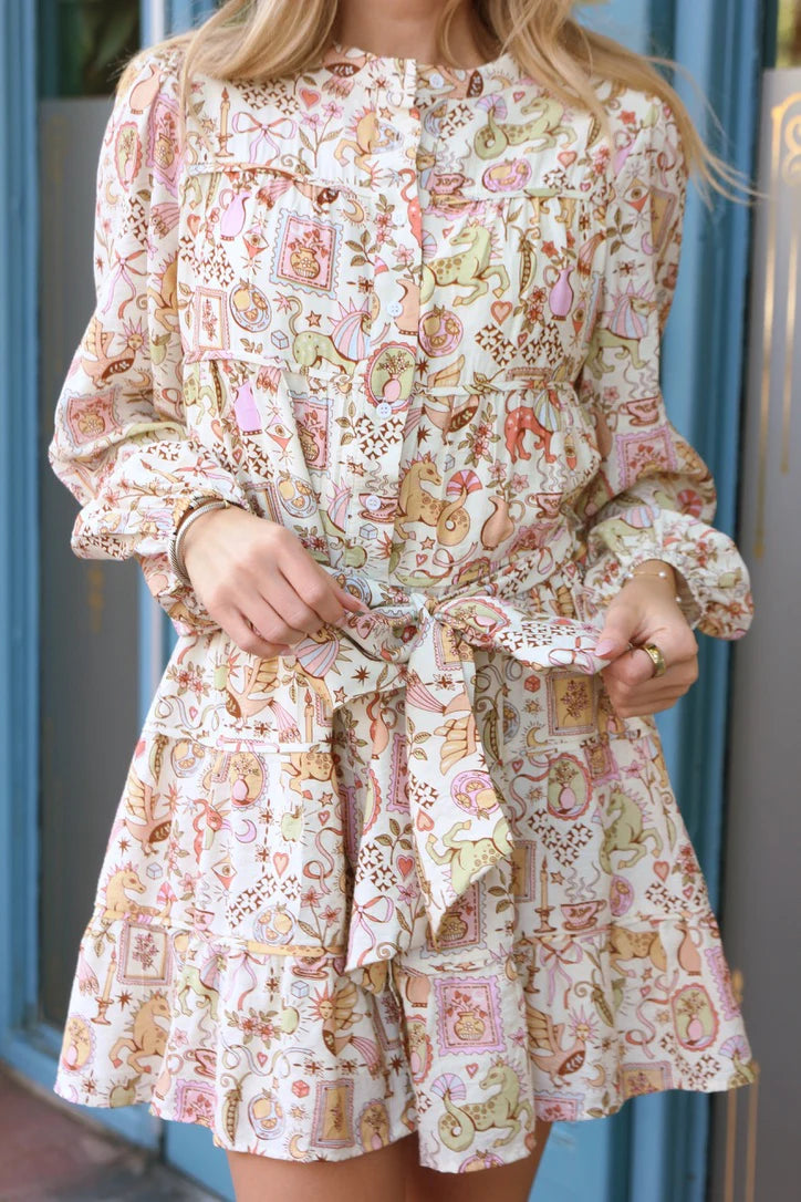 Magical Storybook Tier Tie Dress
