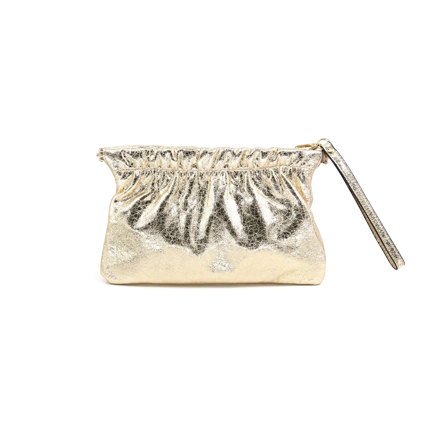 Clutch with wristlet