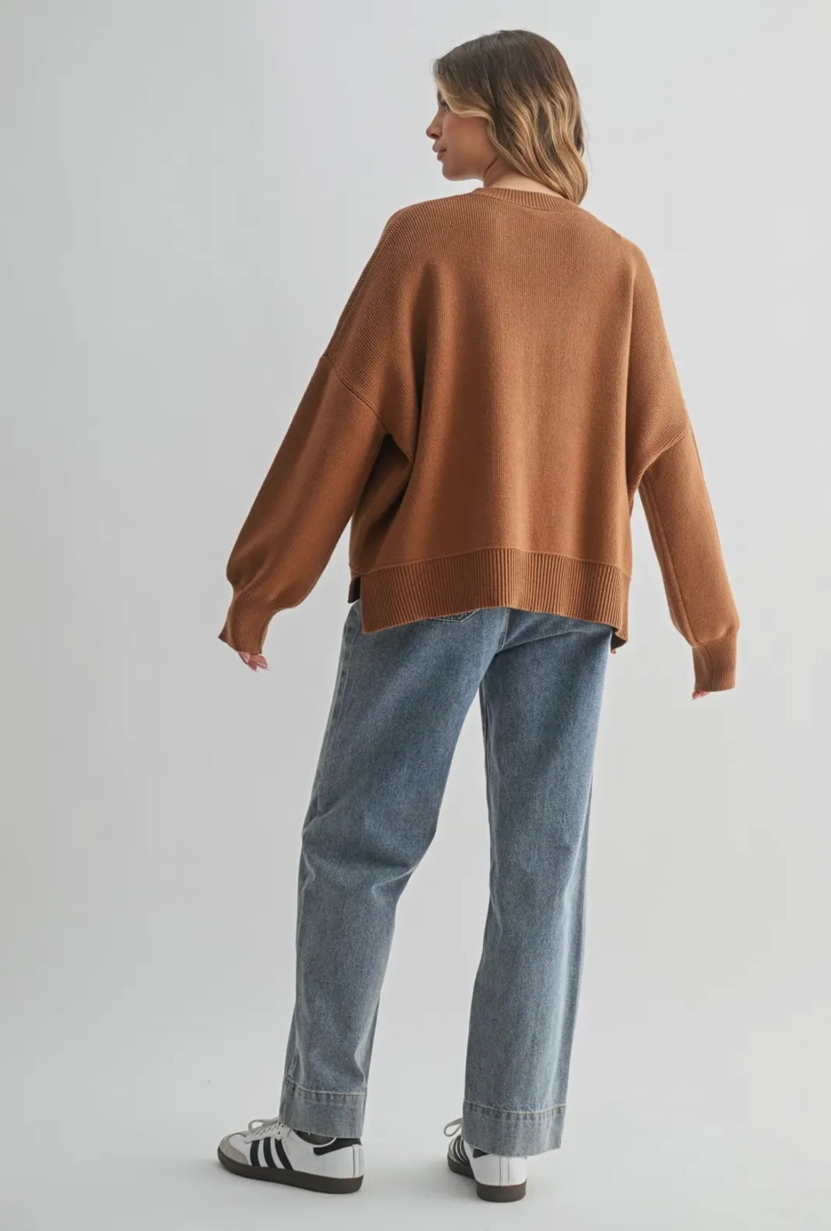 Drop Shoulder Sweater