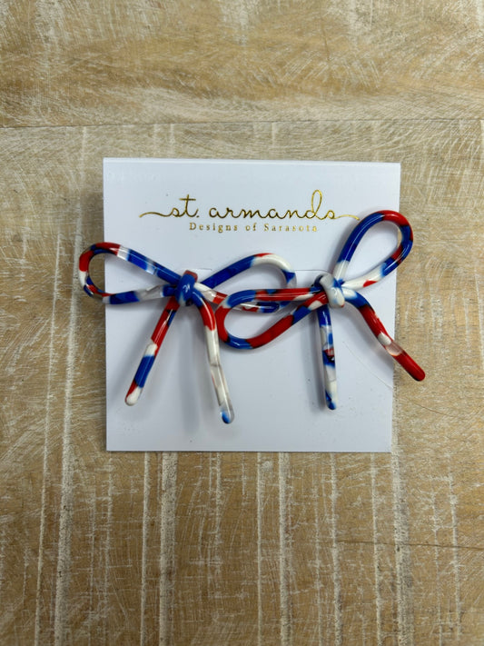 Red, White and Blue Bows