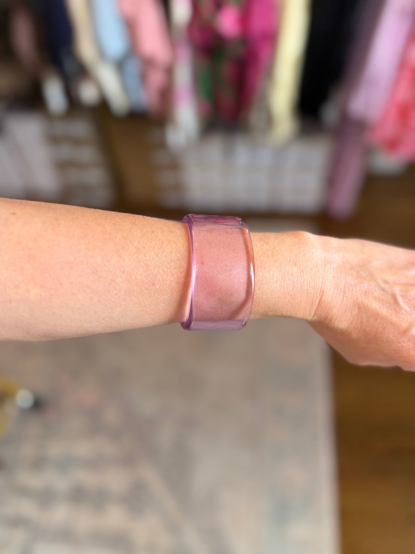 Acrylic cuff bracelet