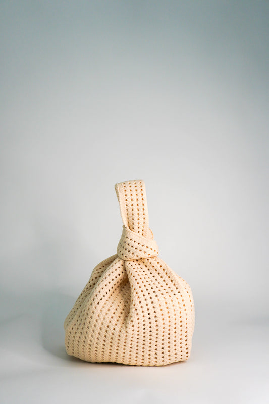 Oat Crochet Handbag