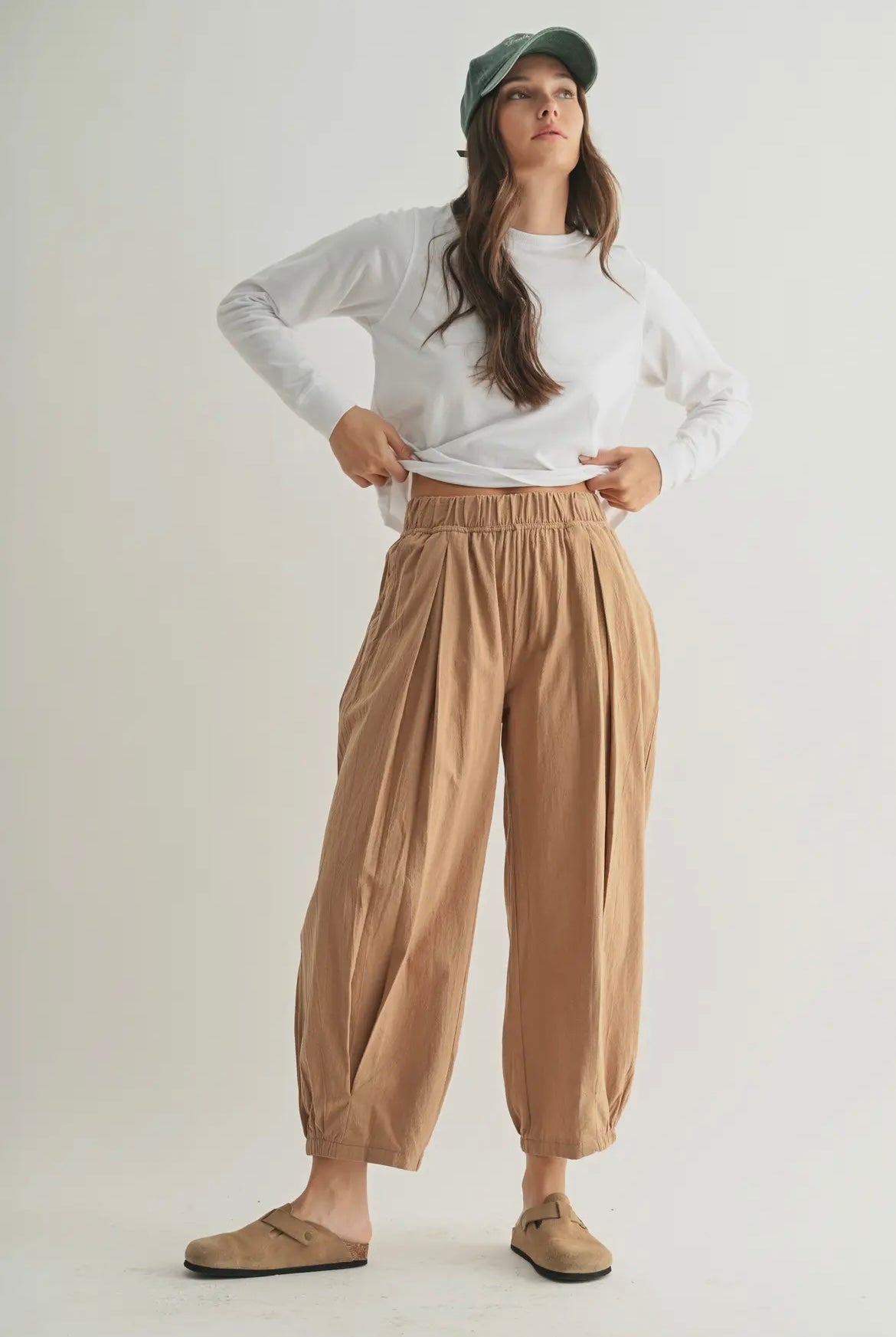 Stonewash Pima Cotton Boxy
Long Sleeve