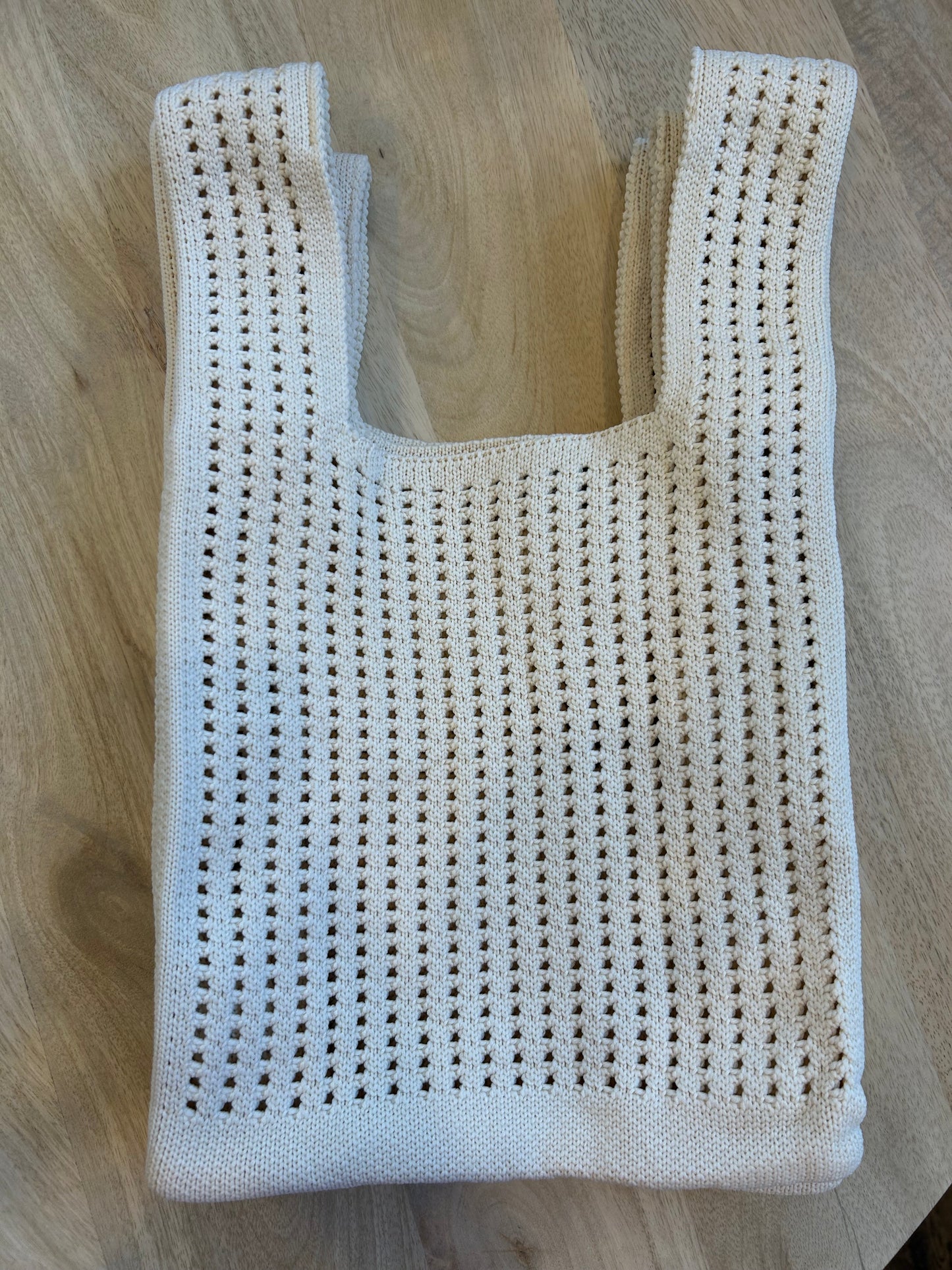 Oat Crochet Handbag