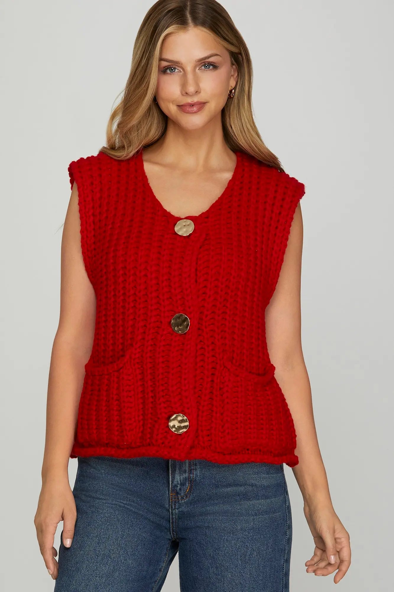Chunky sweater vest