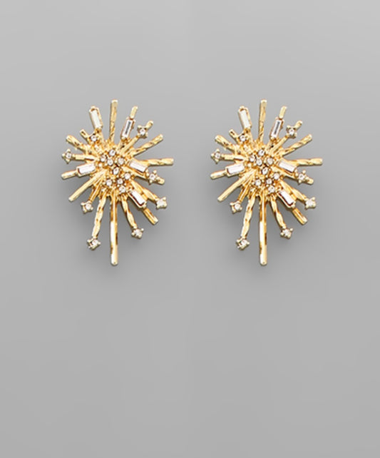 Crystal Starburst Earrings