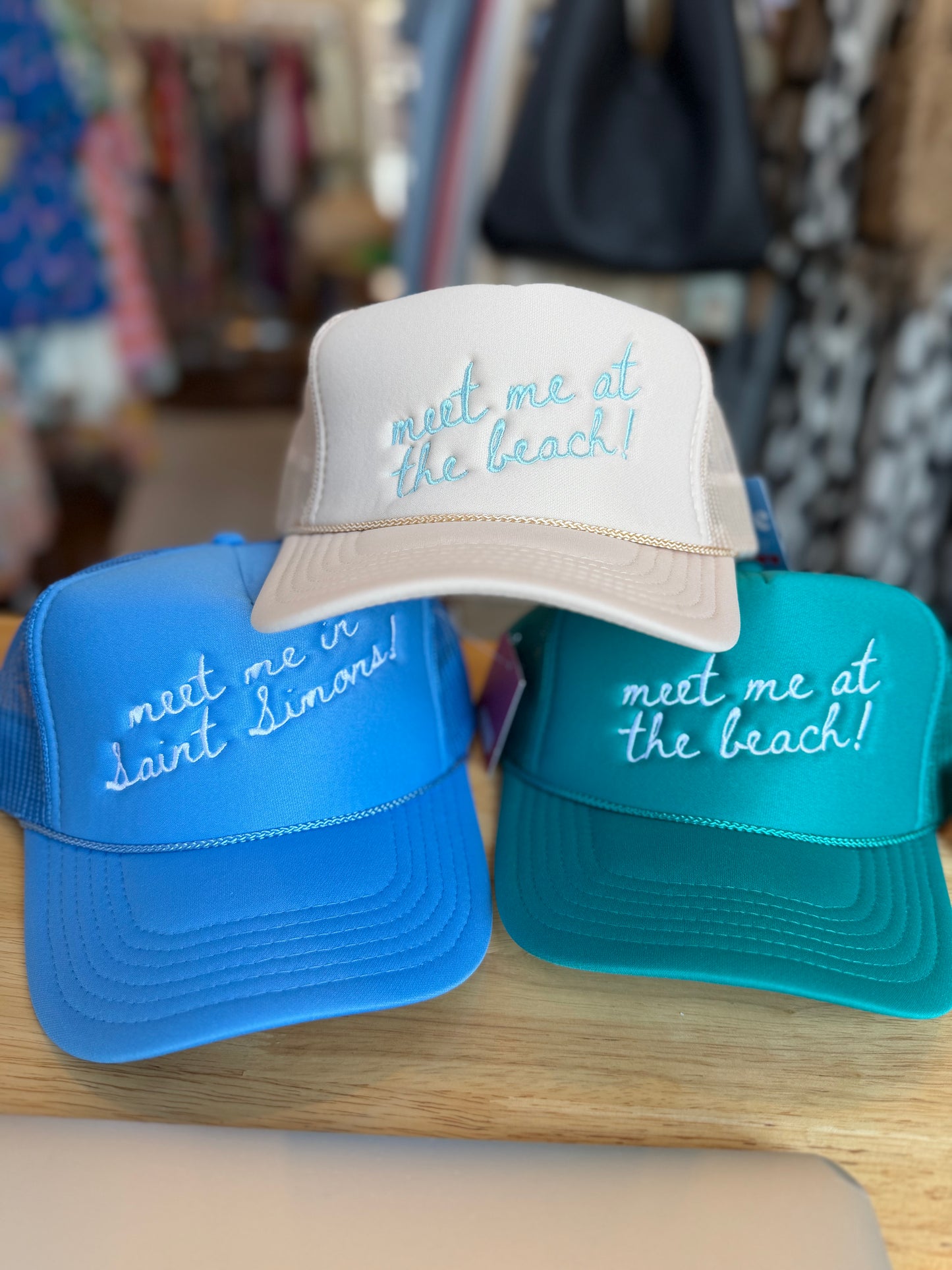 meet me in Saint Simons! Trucker hat
