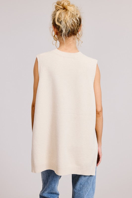 High Low Sleeveless Top