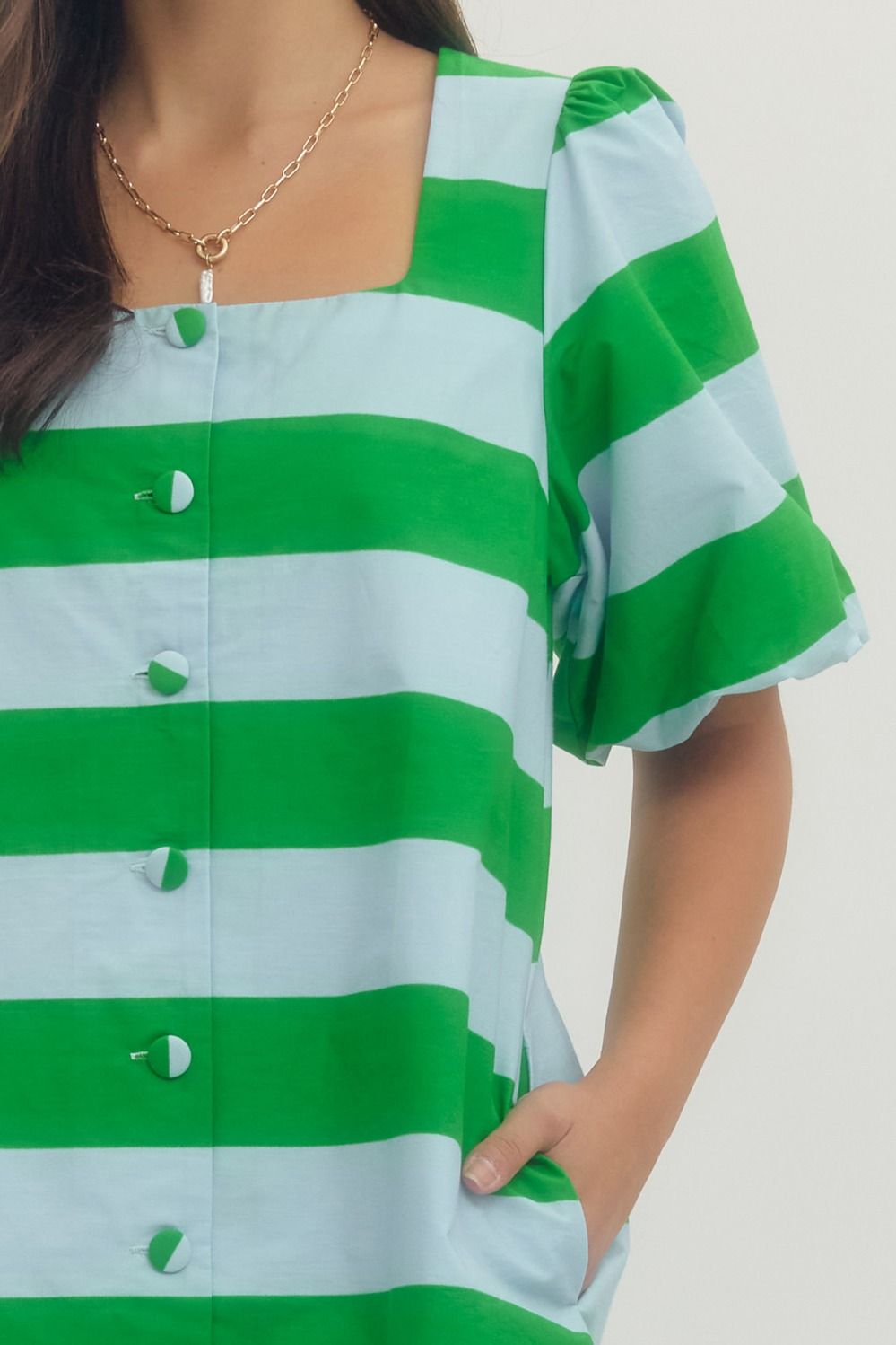 Bold stripe dress