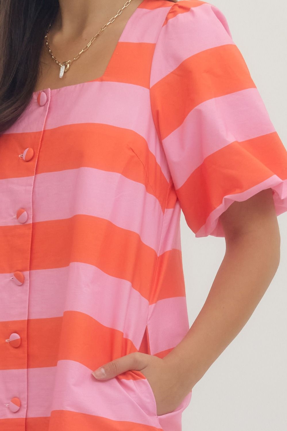Bold stripe dress