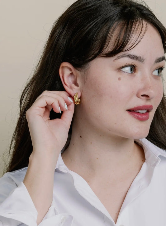 Oakley Earrings - Gold