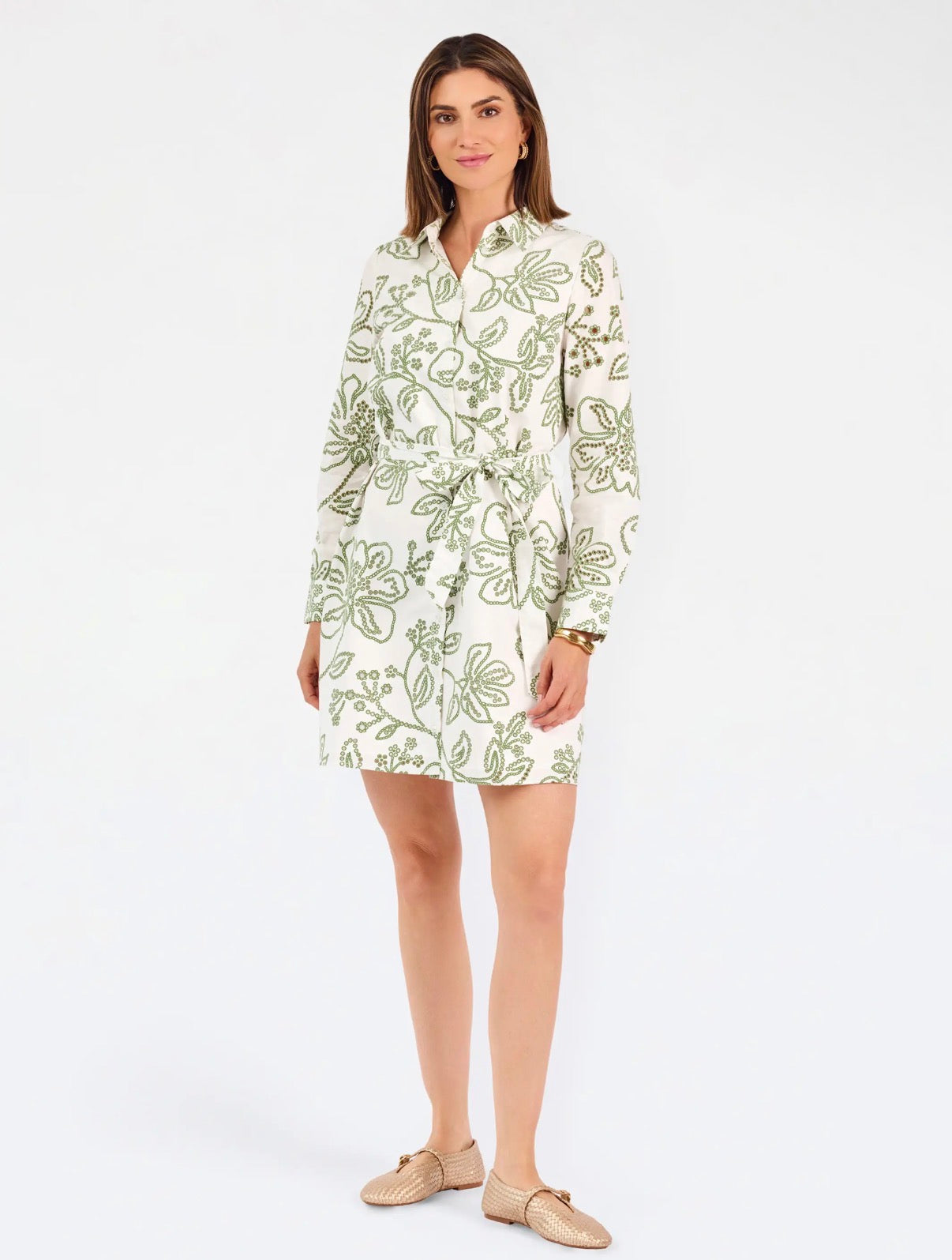 Sarah Dress | Lacecap White