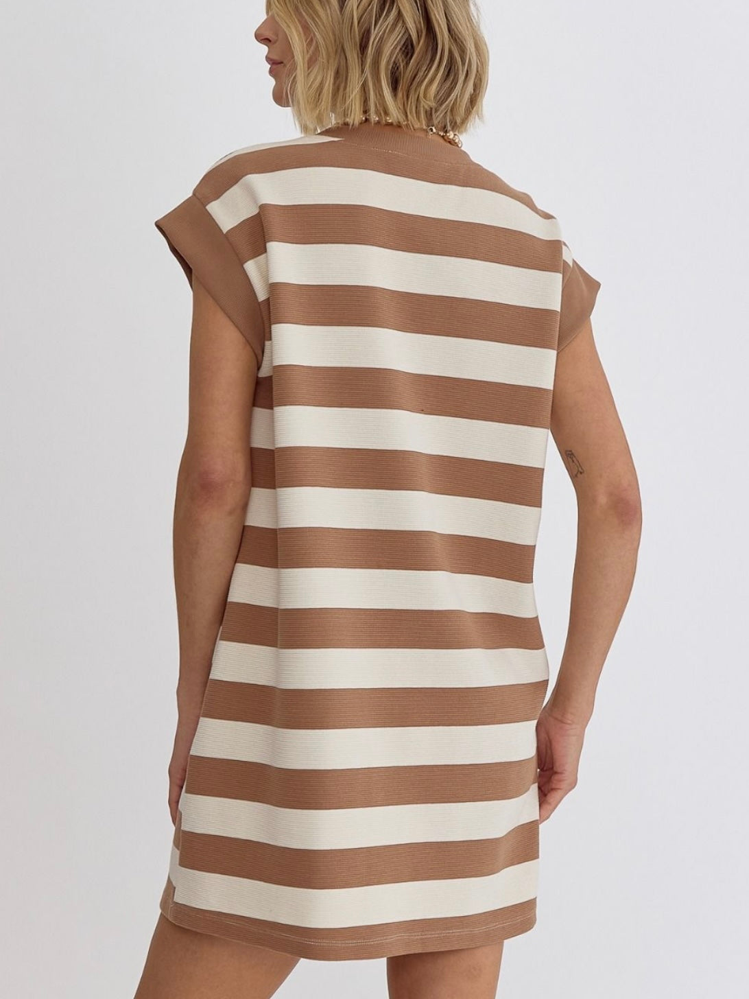 Striped Sleeveless Dress