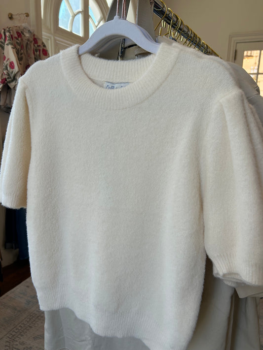 Short sleeve Round Neck Sweater Top
