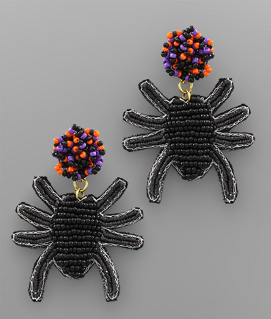 Spider Bead Earrings