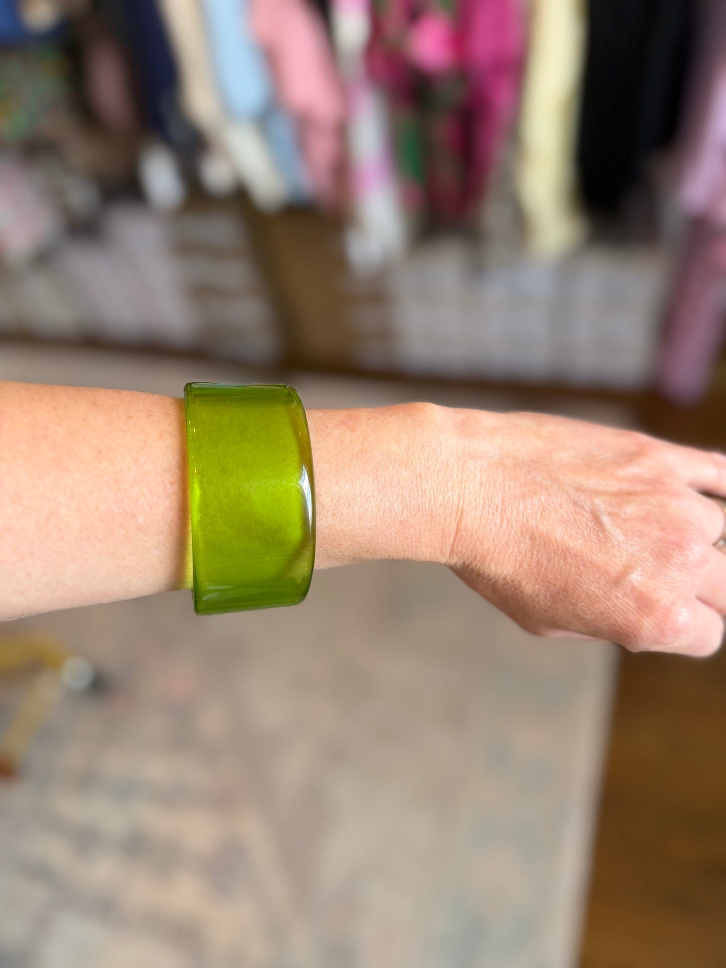 Acrylic cuff bracelet