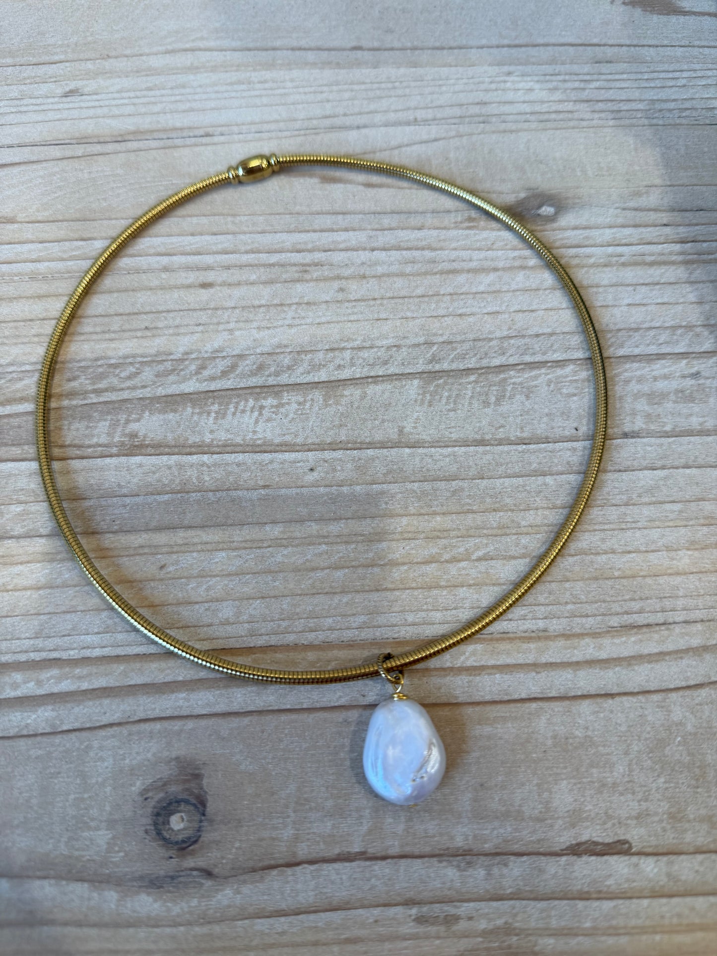 Freshwater Pearl Magnetic Clasp Necklace