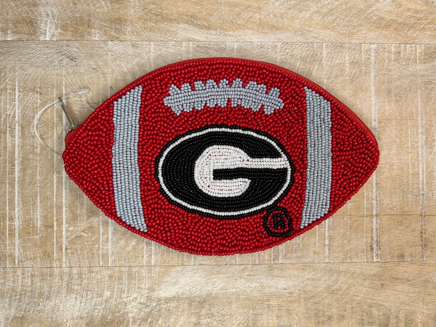 Georgia Licensed gameday coin purse with zipper