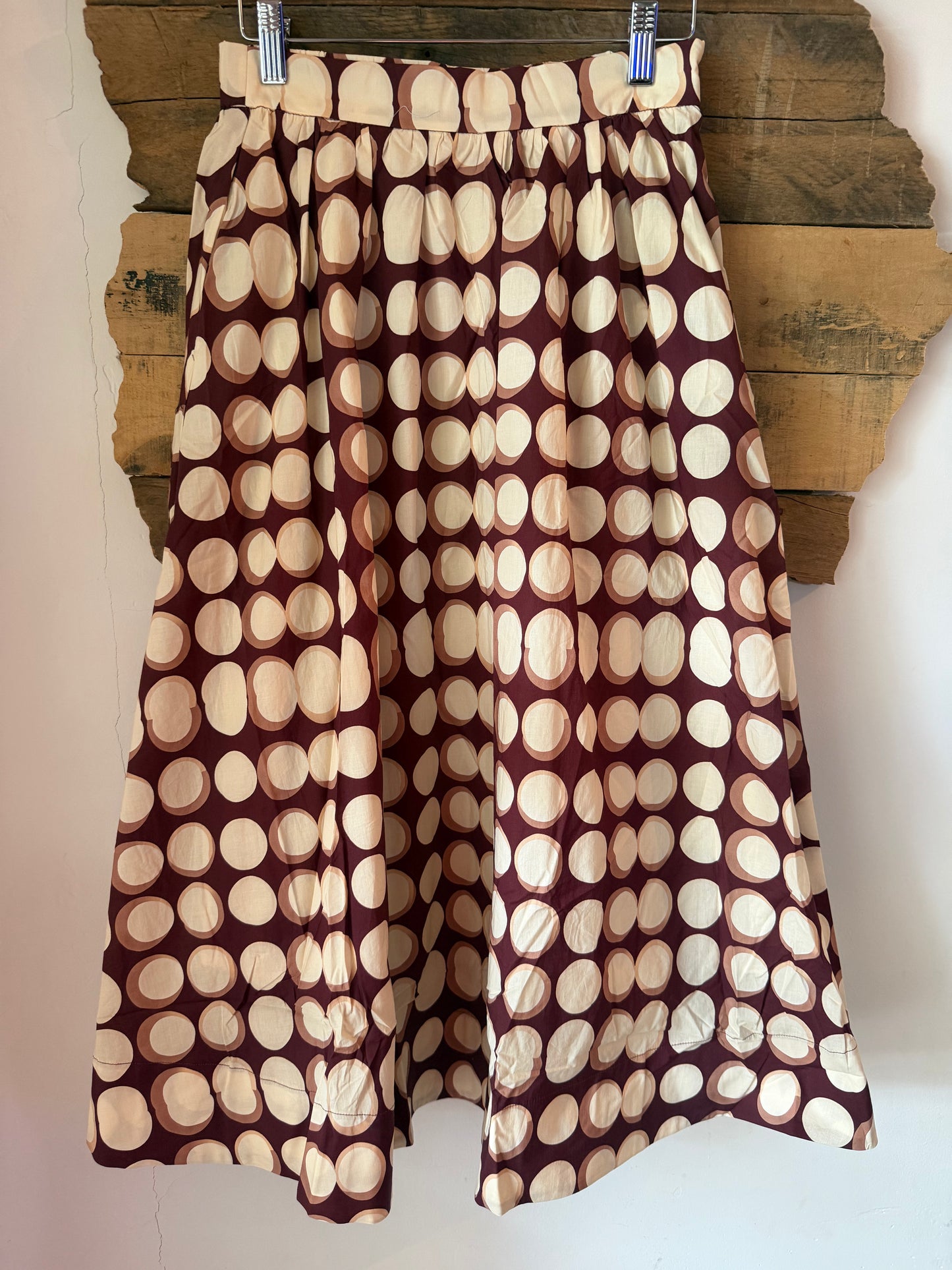 High waisted geometric skirt