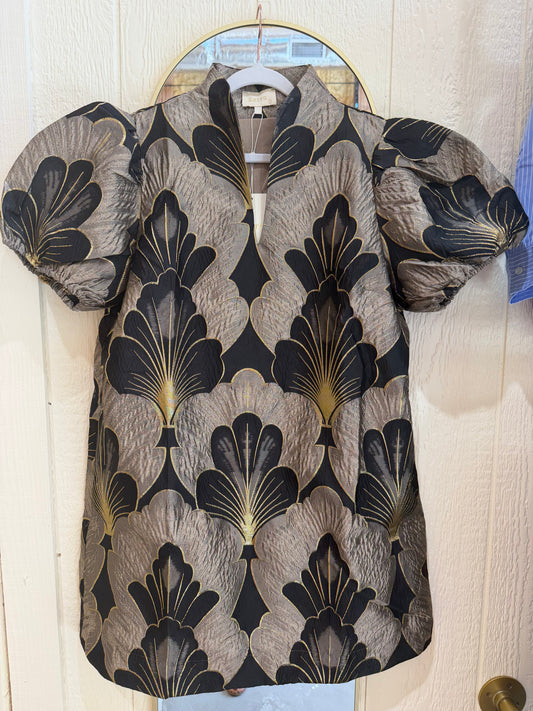 Black and Gold Dress