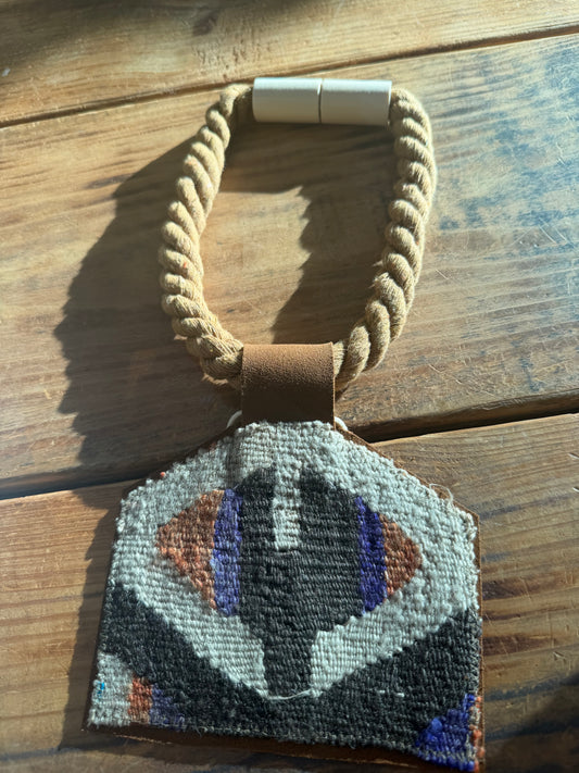 Orijinal Kilim Necklace ~ soft gray