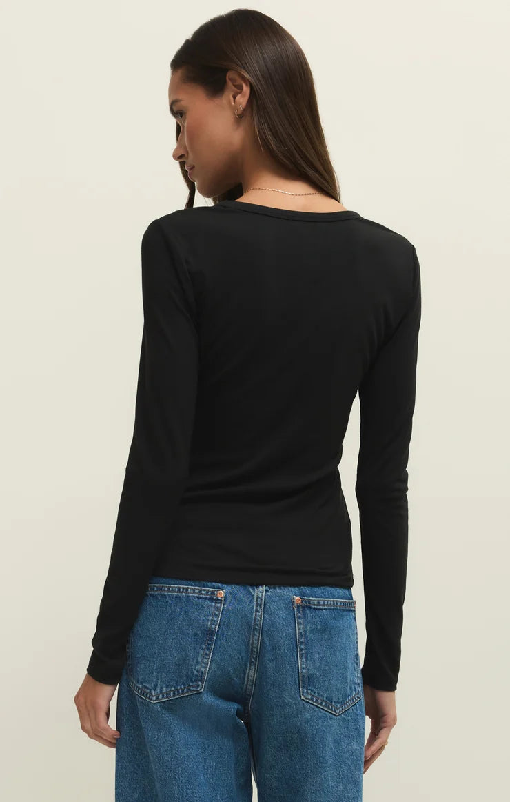 SECOND SKIN CREW LONG SLEEVE TEE (Two Colors!)