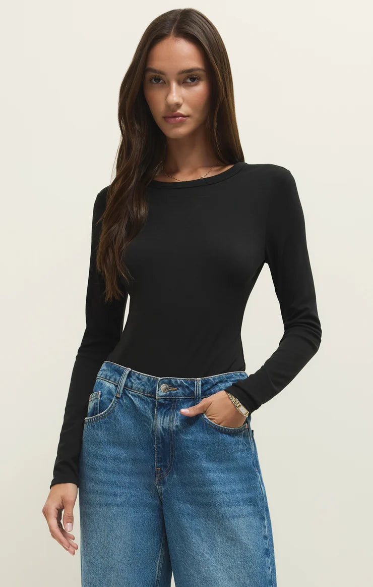 SECOND SKIN CREW LONG SLEEVE TEE (Two Colors!)