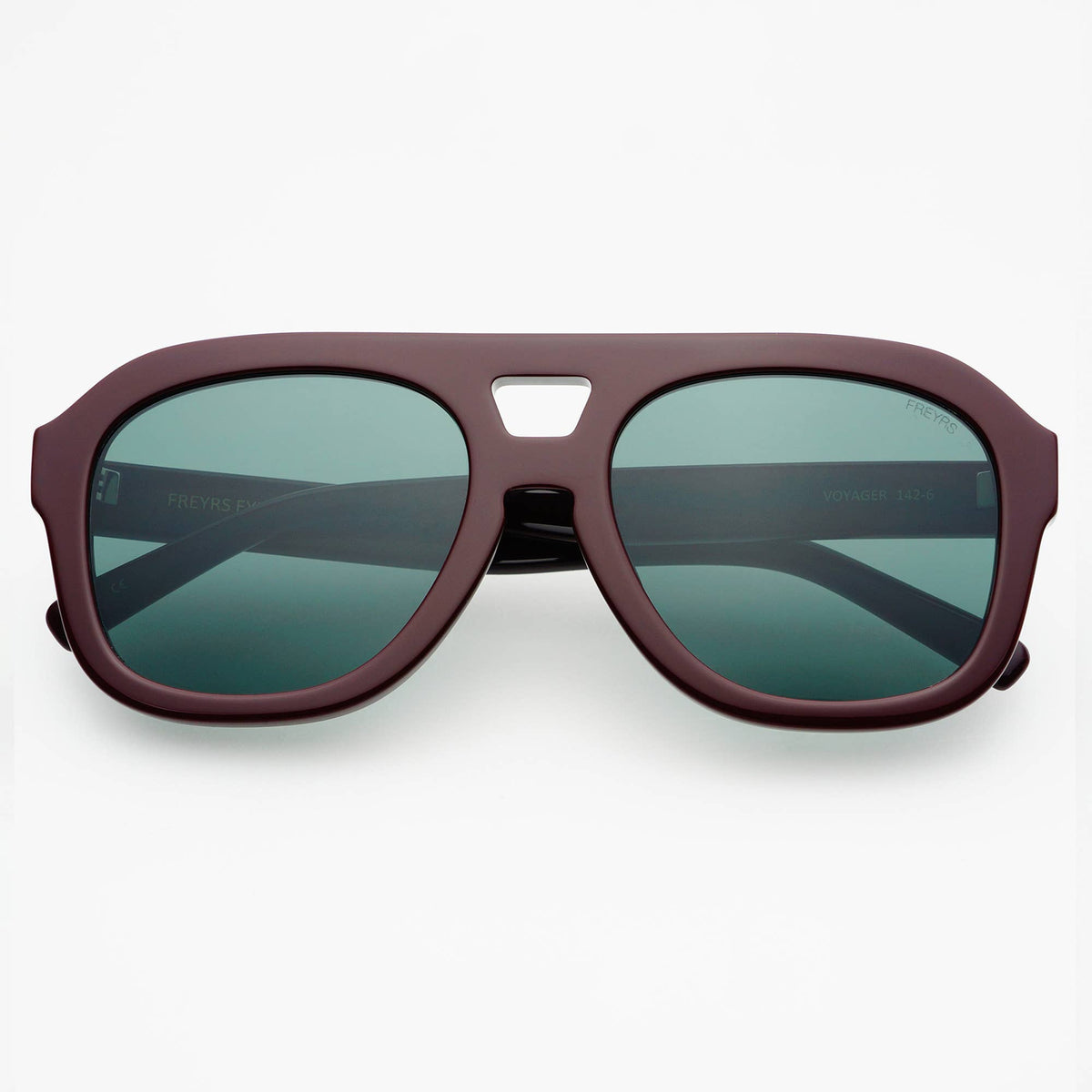 Voyager Acetate Oversized Aviator Sunglasses