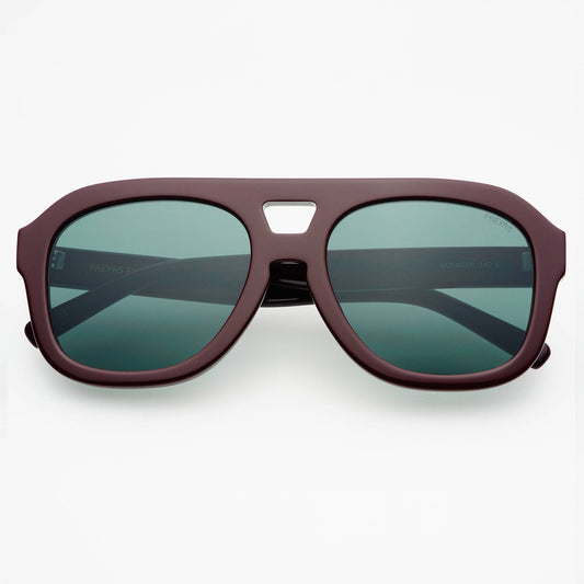 Voyager Acetate Oversized Aviator Sunglasses