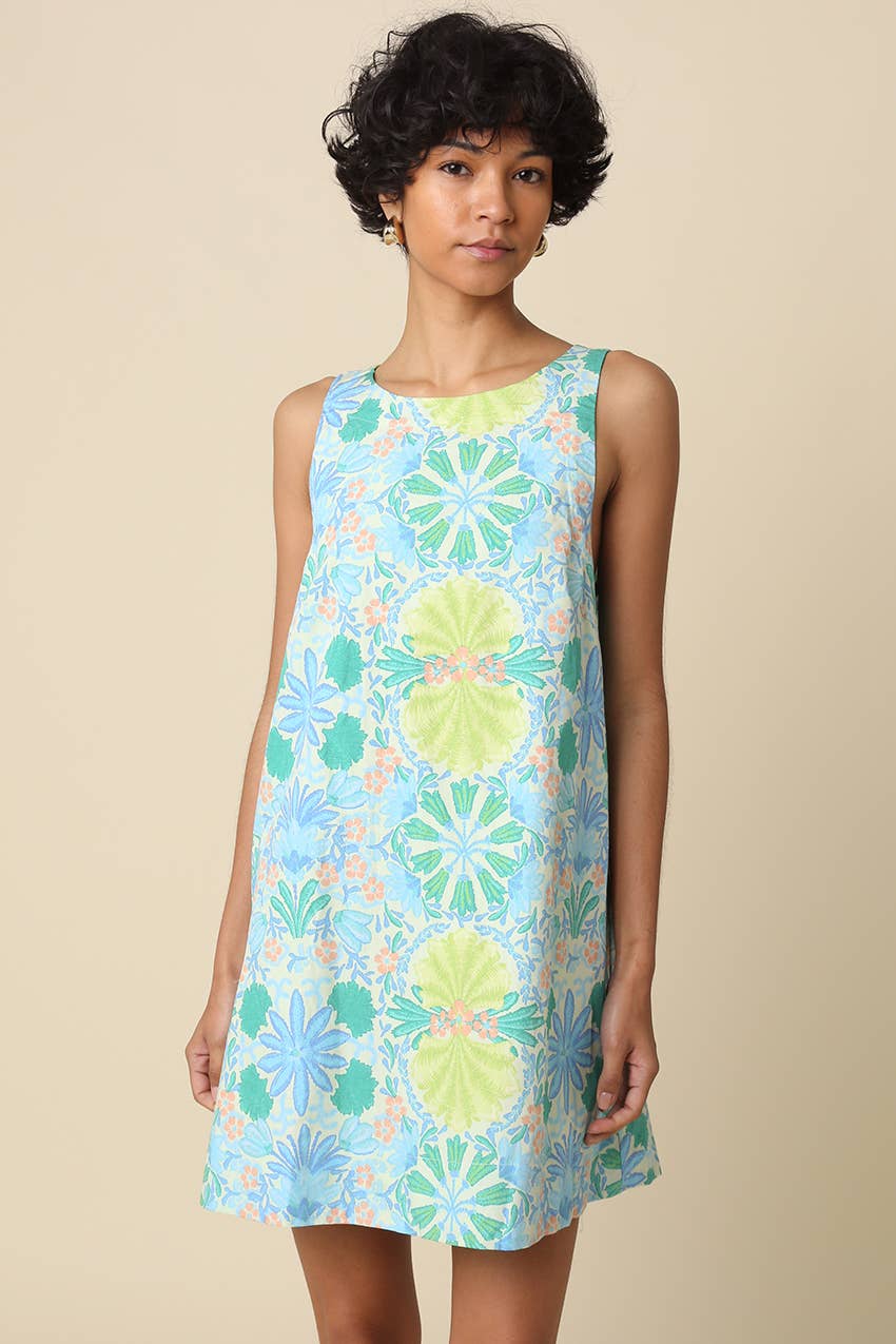 Faith Lim Floral Mini Dress