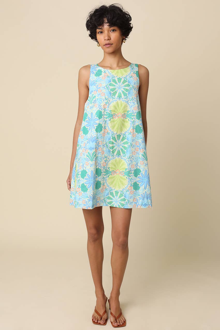 Faith Lim Floral Mini Dress