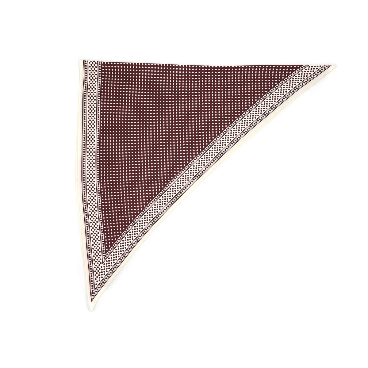 Triangle polkadot scarf