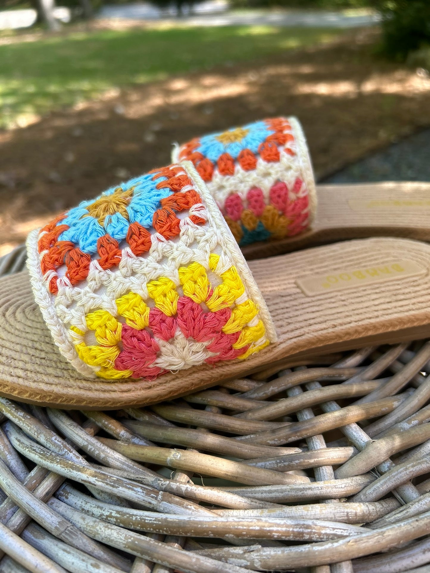 Braided Espadrille Knitted Flat Sandal